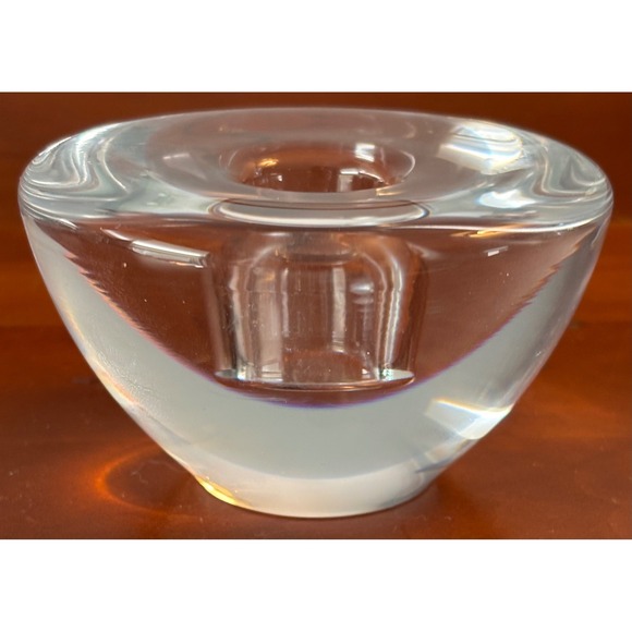 Orrefors Other - Vintage‎ Orrefors Swedish Glass Orrefors Candlestick Holder Glass Slim Taper
